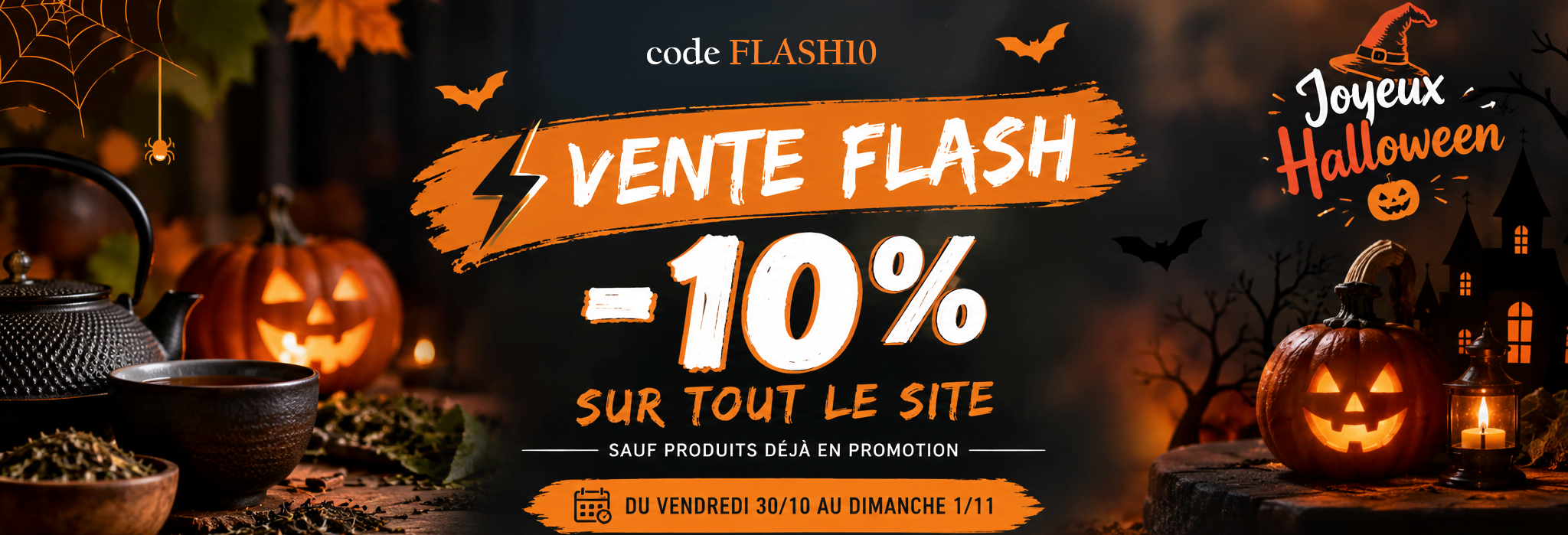 Vente flash Halloween